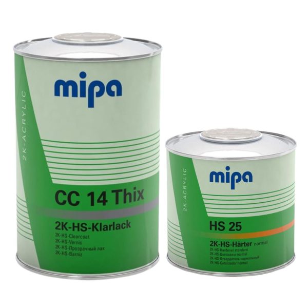 2K Clearcoat set - Mipa CC 14 Thix & HS25 - 1,5 liter