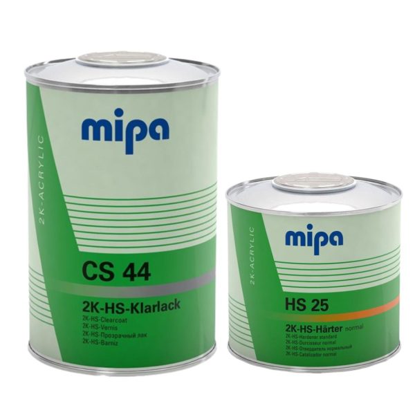 2K Lackpaket - Mipa CS 44 Hårdlack & HS25 - 1,5 liter